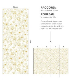 Papier Peint Botany Lilipinso (50cm X 10m) 11 Papier Peint Botany Lilipinso (50cm X 10m) -Lilipinso Déco Soldes Boutique botany papier peint enfant motif fleurs 7