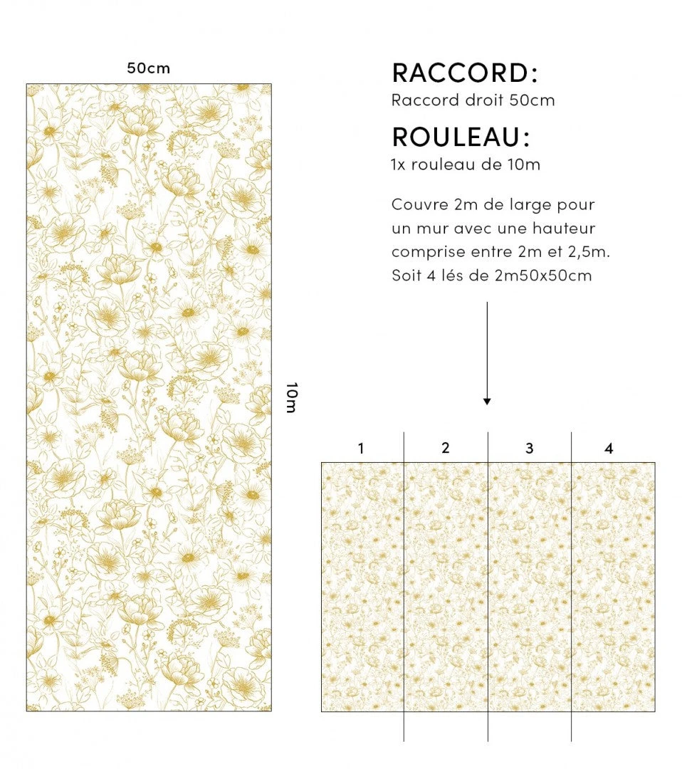 Papier Peint Botany Lilipinso (50cm X 10m) 5 Papier Peint Botany Lilipinso (50cm X 10m) – Image 5