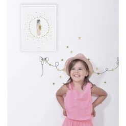 Affiche Encadrée Plume Et étoiles FLAMINGO -Lilipinso Déco Soldes Boutique c6506609cf4e81db7b0d021bfec23438