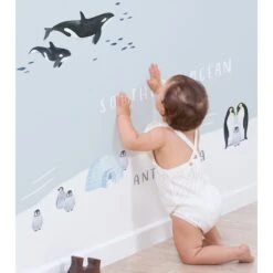 Papier Peint Panoramique Mappemonde Animaux LIVING EARTH -Lilipinso Déco Soldes Boutique c6f270be264b2dfab924686eb5f4b85c