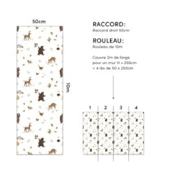 Papier Peint Enfant Motif Les Amis De La Forêt NORWOOD -Lilipinso Déco Soldes Boutique c72c422d9f62109d57cf1fc86d821a17