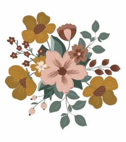 Lilipinso Déco Soldes Boutique -Lilipinso Déco Soldes Boutique capucine grand sticker grand bouquet