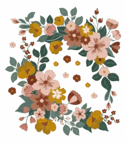 Sticker Capucine Lilipinso -Lilipinso Déco Soldes Boutique capucine grand sticker les bouquets 1