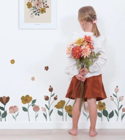 Stickers Muraux Fleurs Lilipinso -Lilipinso Déco Soldes Boutique capucine stickers muraux grandes fleurs 1