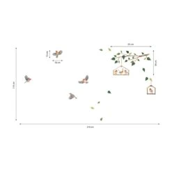 Stickers Muraux Branches Et Oiseaux QUEYRAN -Lilipinso Déco Soldes Boutique cef3c5cbbcb9bba84a6fb528516abfe2