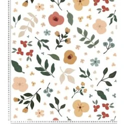 Papier Peint Enfant Motif Fleurs Et Feuilles BLOEM -Lilipinso Déco Soldes Boutique cfb0810bd85b0eddaf5884837ac95259
