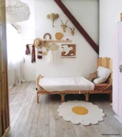 Tapis Rond Lilipinso -Lilipinso Déco Soldes Boutique chamomile tapis enfant fleur de camomille 3