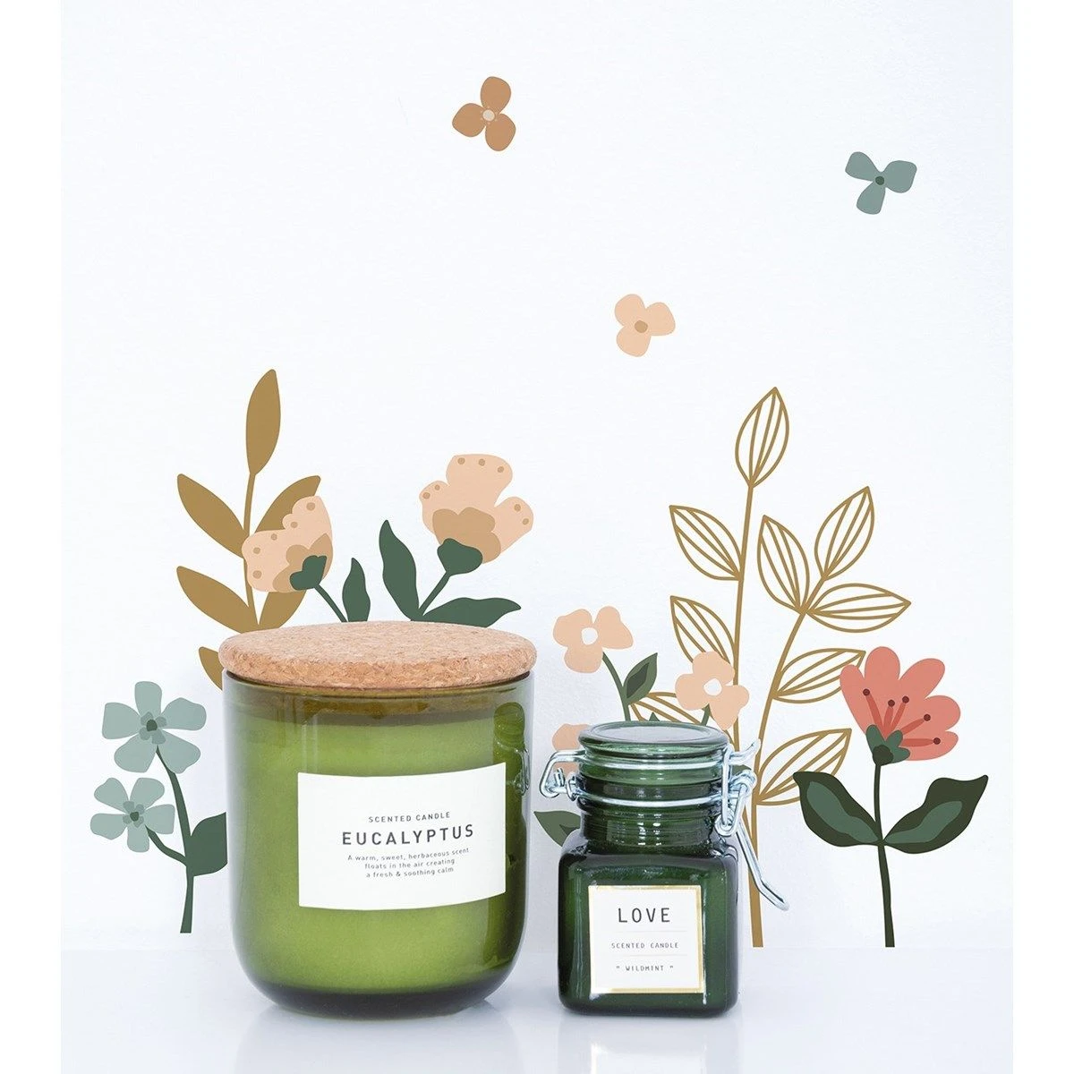 Stickers Muraux Les Fleurs BLOEM 2 Stickers Muraux Les Fleurs BLOEM – Image 2