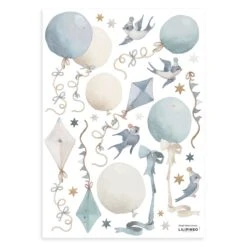 Stickers Muraux Ballons Et Cerfs-volants SELENE