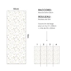 Papier Peint Enfant Motif Fleurs De Mai MADEMOISELLE -Lilipinso Déco Soldes Boutique da8cfca5cb92f39d812e563b3b297e9b