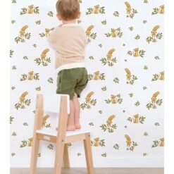 Papier Peint Enfant Motif Petit Léopard FELIDAE -Lilipinso Déco Soldes Boutique dcd81470eb9170b5f0b015b0cede83b0
