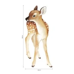 Sticker Mural Faon FOREST -Lilipinso Déco Soldes Boutique ddc6e0de2a346947b6487245394347c4