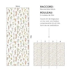 Papier Peint Intissé Fleurs QUEYRAN -Lilipinso Déco Soldes Boutique e4efaec58a335e06f3b5ef272ee6343e