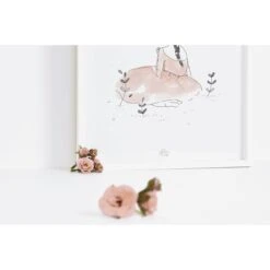 Affiche Au Jardin ROSAE -Lilipinso Déco Soldes Boutique e9881d5a114ce3471c2331f71e7cec21