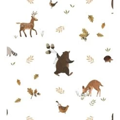 Papier Peint Enfant Motif Les Amis De La Forêt NORWOOD