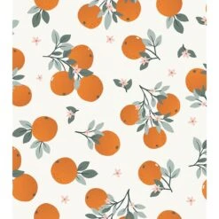 Papier Peint Enfant Motif Oranges LOUISE