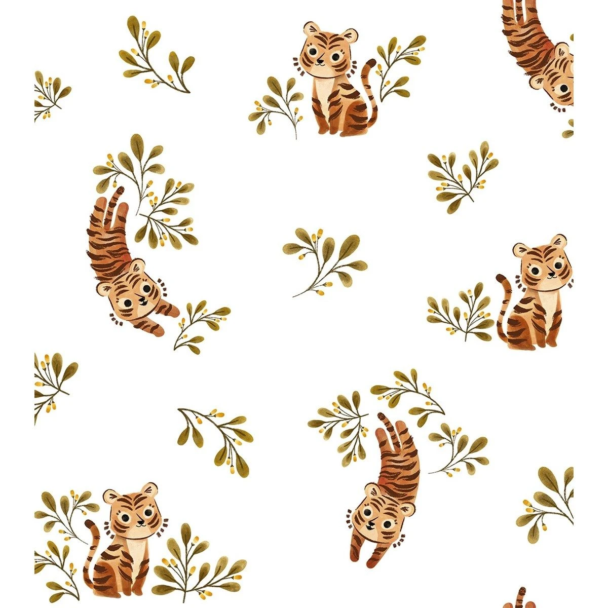 Papier Peint Enfant Motif Petit Tigre FELIDAE 1 Papier Peint Enfant Motif Petit Tigre FELIDAE