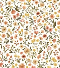 Papier Peint Felidae Lilipinso (50cm X 10m) -Lilipinso Déco Soldes Boutique felidae papier peint enfant motif fleurs vintage