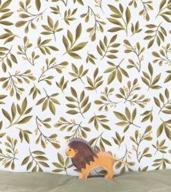 Papier Peint Felidae Lilipinso (50cm X 10m) -Lilipinso Déco Soldes Boutique felidae papier peint enfant motif vertdure 1