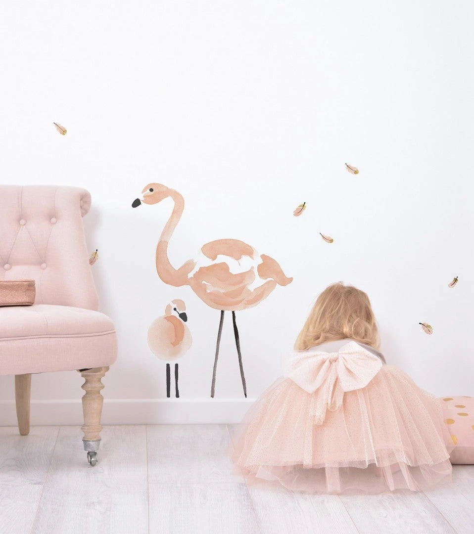 Grands Stickers Flamingo Lilipinso 2 Grands Stickers Flamingo Lilipinso – Image 2