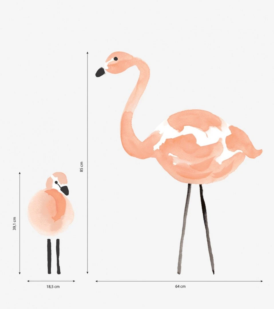 Grands Stickers Flamingo Lilipinso 4 Grands Stickers Flamingo Lilipinso – Image 4