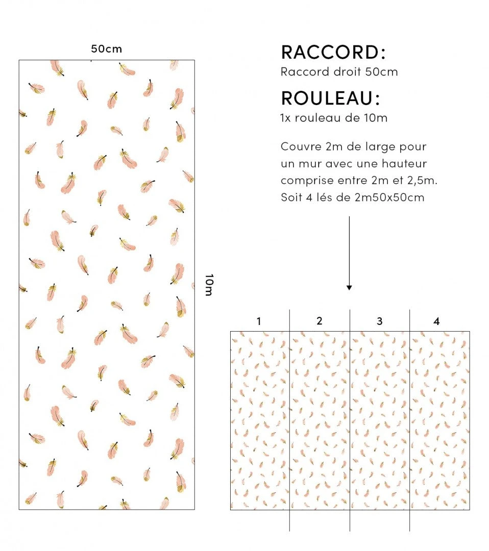 Papier Peint Flamingo Lilipinso (50cm X 10m) 4 Papier Peint Flamingo Lilipinso (50cm X 10m) – Image 4