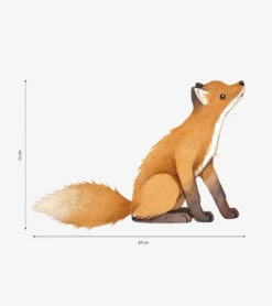 Grand Sticker Forest Lilipinso -Lilipinso Déco Soldes Boutique forest grand sticker renard vintage 3