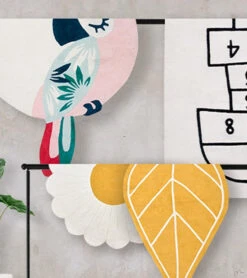 Tapis Feuilles Lilipinso 150x90cm -Lilipinso Déco Soldes Boutique forest hapiness tapis autumn leave 3