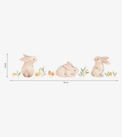Planche De Stickers Forest Lilipinso -Lilipinso Déco Soldes Boutique forest stickers muraux les lapins 3