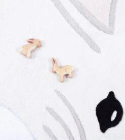 Tapis Forest Lapin Lilipinso (150x110cm) -Lilipinso Déco Soldes Boutique forest tapis enfant lapin 3