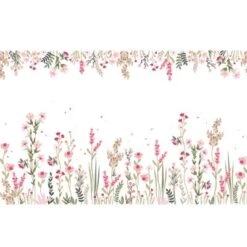 Fresque Murale A Field Of Flowers (400 X 248 Cm)