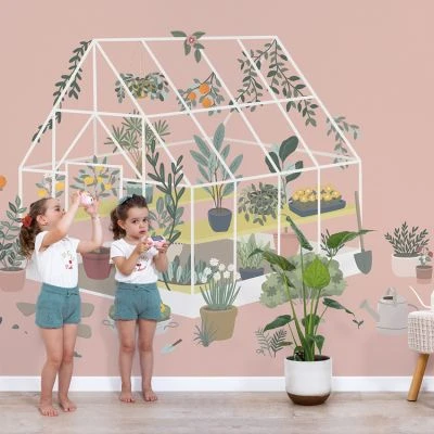 Fresque Murale The Greenhouse (400 X 248 Cm) 2 Fresque Murale The Greenhouse (400 X 248 Cm) – Image 2