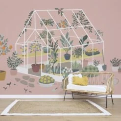 Fresque Murale The Greenhouse (400 X 248 Cm) 7 Fresque Murale The Greenhouse (400 X 248 Cm) -Lilipinso Déco Soldes Boutique fresque murale the greenhouse 400 x 248 cm 3