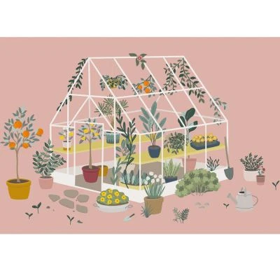Fresque Murale The Greenhouse (400 X 248 Cm) 1 Fresque Murale The Greenhouse (400 X 248 Cm)