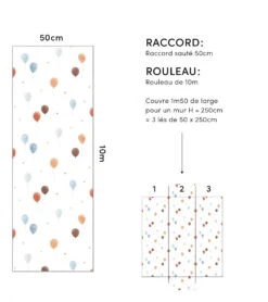 Papier Peint Gentle Friends Lilipinso 31 Papier Peint Gentle Friends Lilipinso -Lilipinso Déco Soldes Boutique gentle friends papier peint enfant motif ballons 2