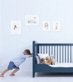 Papier Peint Gentle Friends Lilipinso -Lilipinso Déco Soldes Boutique gentle friends papier peint enfant motif rayures 2