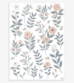 Planche De Stickers Grace Lilipinso 12 Planche De Stickers Grace Lilipinso -Lilipinso Déco Soldes Boutique grace stickers muraux grandes fleurs