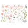 Grand Sticker Fleurs Tiges (90 X 63 Cm)