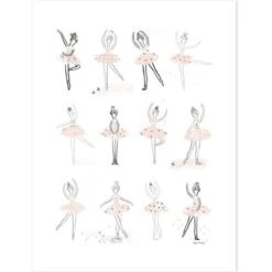Grande Affiche Danseuses Ballerina (60 X 80 Cm)