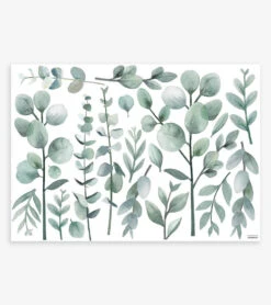 Planche De Stickers Plantes Et Fleurs Lilipinso -Lilipinso Déco Soldes Boutique greenery stickers muraux tiges et feuillages