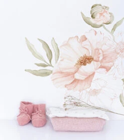 Stickers Muraux Coquelicot Lilipinso -Lilipinso Déco Soldes Boutique islandic poppies grand sticker grand coquelicot rose 1