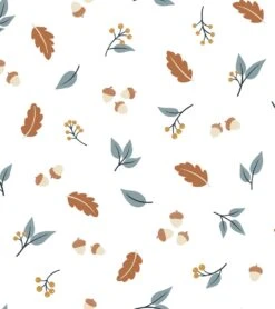 Papier Peint Jöro Motif Feuilles Et Glands Lilipinso (50cm X 10m) -Lilipinso Déco Soldes Boutique joro papier peint enfant motif automnal 4 1
