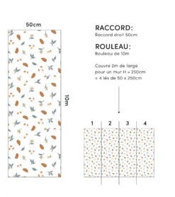 Papier Peint Jöro Motif Feuilles Et Glands Lilipinso (50cm X 10m) 10 Papier Peint Jöro Motif Feuilles Et Glands Lilipinso (50cm X 10m) -Lilipinso Déco Soldes Boutique joro papier peint enfant motif automnal 7