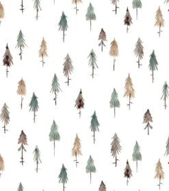 Papier Peint Kharu Lilipinso (200 X 248cm) -Lilipinso Déco Soldes Boutique kharu papier peint enfant motif foret de sapin