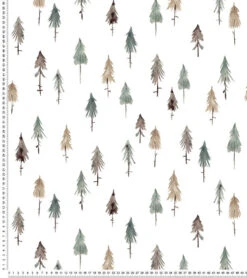 Papier Peint Kharu Lilipinso (200 X 248cm) -Lilipinso Déco Soldes Boutique kharu papier peint enfant motif foret de sapin 5 1
