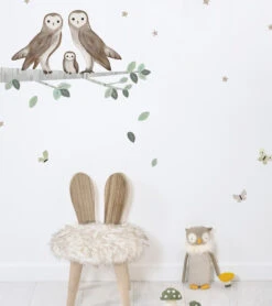 Planche De Sticker Kharu Lilipinso -Lilipinso Déco Soldes Boutique kharu stickers muraux les hiboux sur la branche 2