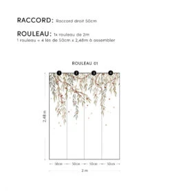 Papier Peint Lilydale Feuillage D'eucalyptus Lilipinso(200 X 248 CM) -Lilipinso Déco Soldes Boutique lilydale papier peint panoramique feuillage d eucalyptus 2 1