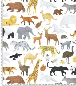 Papier Peint Living Earth Motif Animaux Lilipinso (50cm X 10m) -Lilipinso Déco Soldes Boutique living earth papier peint enfant motif animaux 2 1