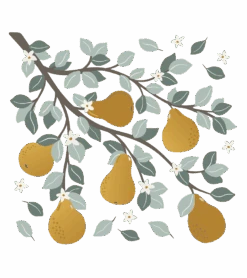 Grands Stickers Louise Lilipinso -Lilipinso Déco Soldes Boutique louise grand sticker branches et poires