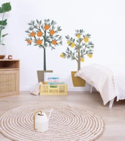 Sticker Mural Oranger Et Citronnier Lilipinso -Lilipinso Déco Soldes Boutique louise grand sticker oranger et citronnier 2 1